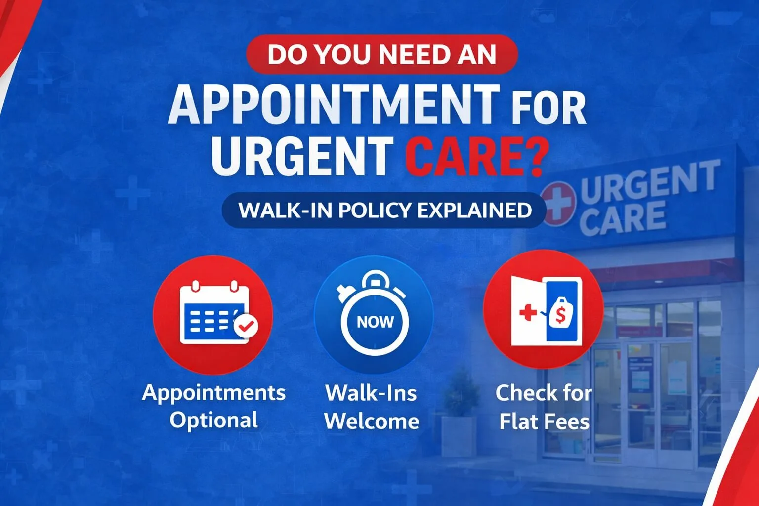 Do You Need an Appointment for Urgent Care? Walk-In Policy Explained