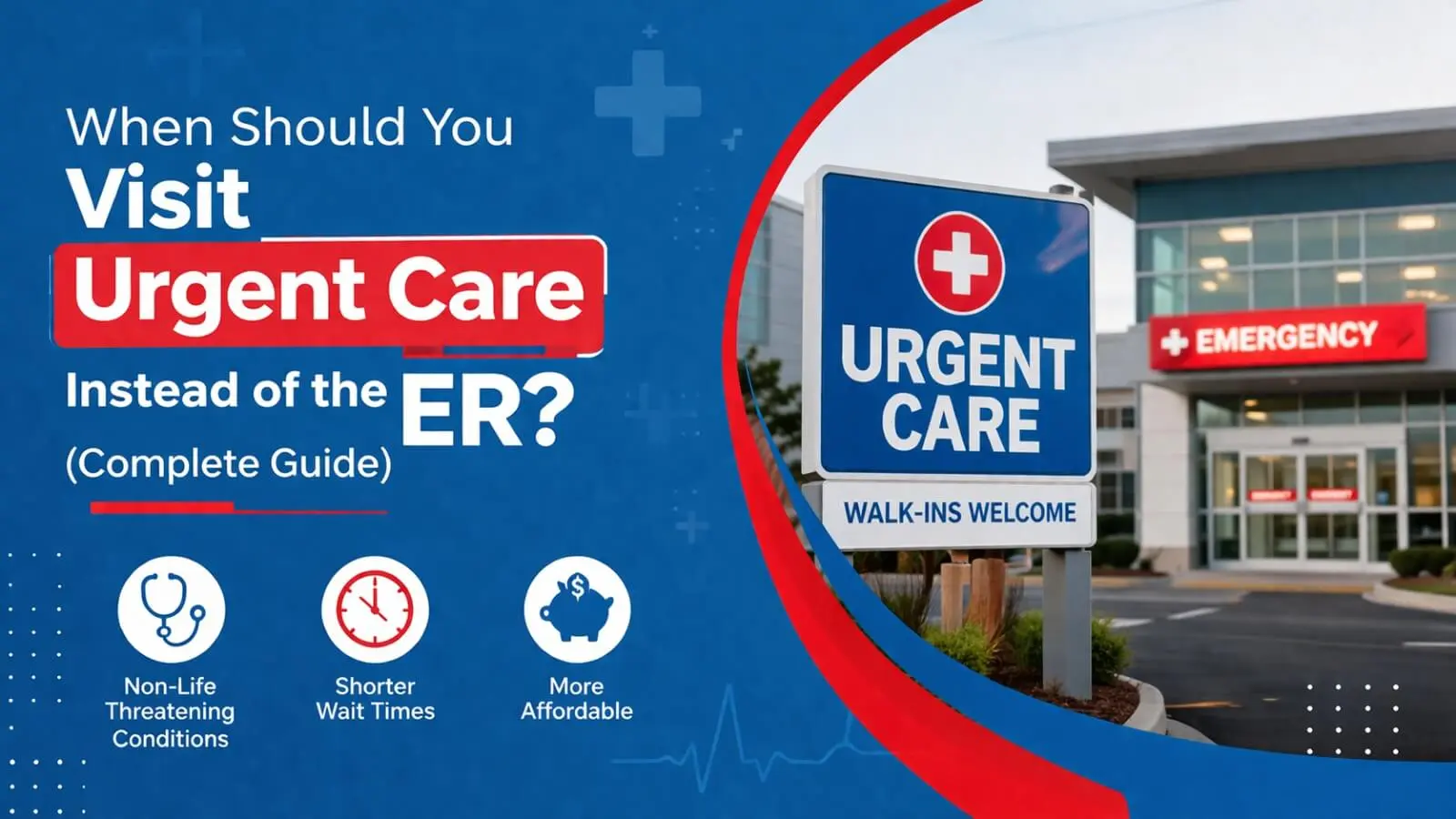 When Should You Visit Urgent Care Instead of the ER? (Complete Guide)