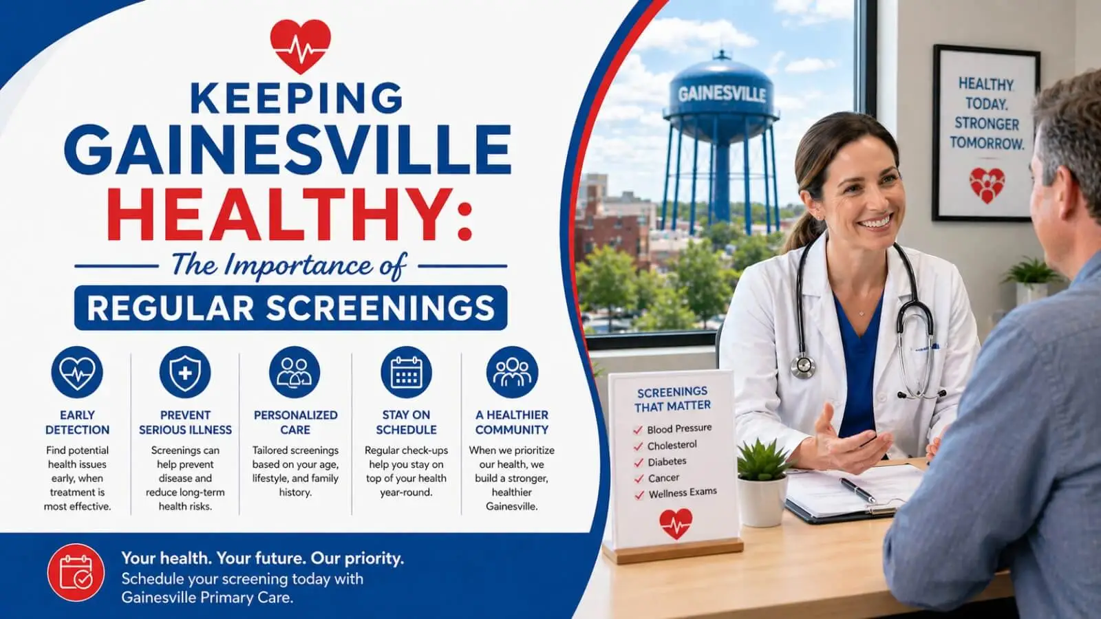 Keeping Gainesville Healthy - The Importance of Regular Screenings